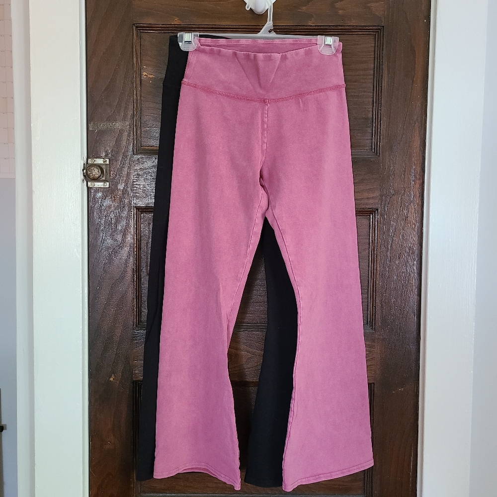 NWOT Aerie SET OF 2 High Waisted Flare Leggings